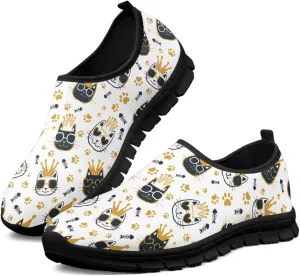 Modysero Funny Slip On Sneakers for Womens Walking Shoes Daily Casual Low Top Travel Sneaker for Ladies Tennis Shoe No Laces