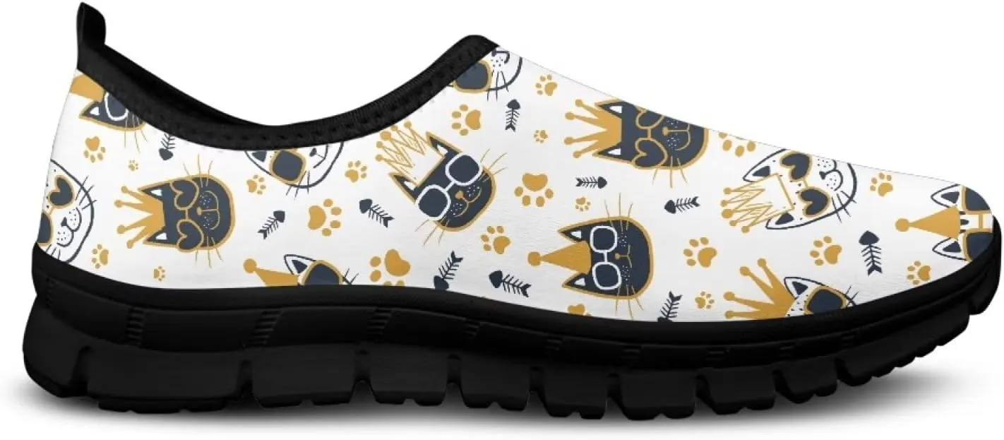 Modysero Funny Slip On Sneakers for Womens Walking Shoes Daily Casual Low Top Travel Sneaker for Ladies Tennis Shoe No Laces