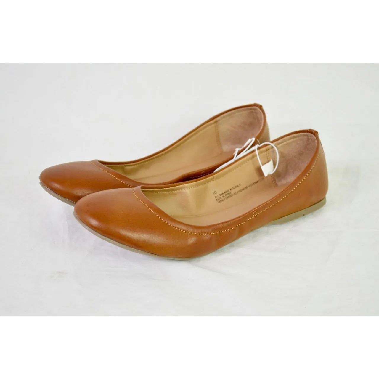 Mossimo Women’s Ona Scrunch Ballet Flats Cognac 10
