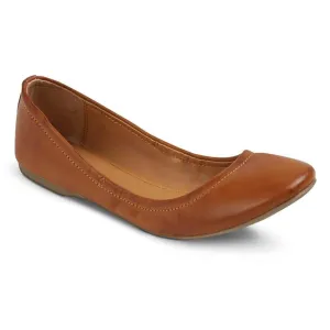 Mossimo Women’s Ona Scrunch Ballet Flats Cognac 10