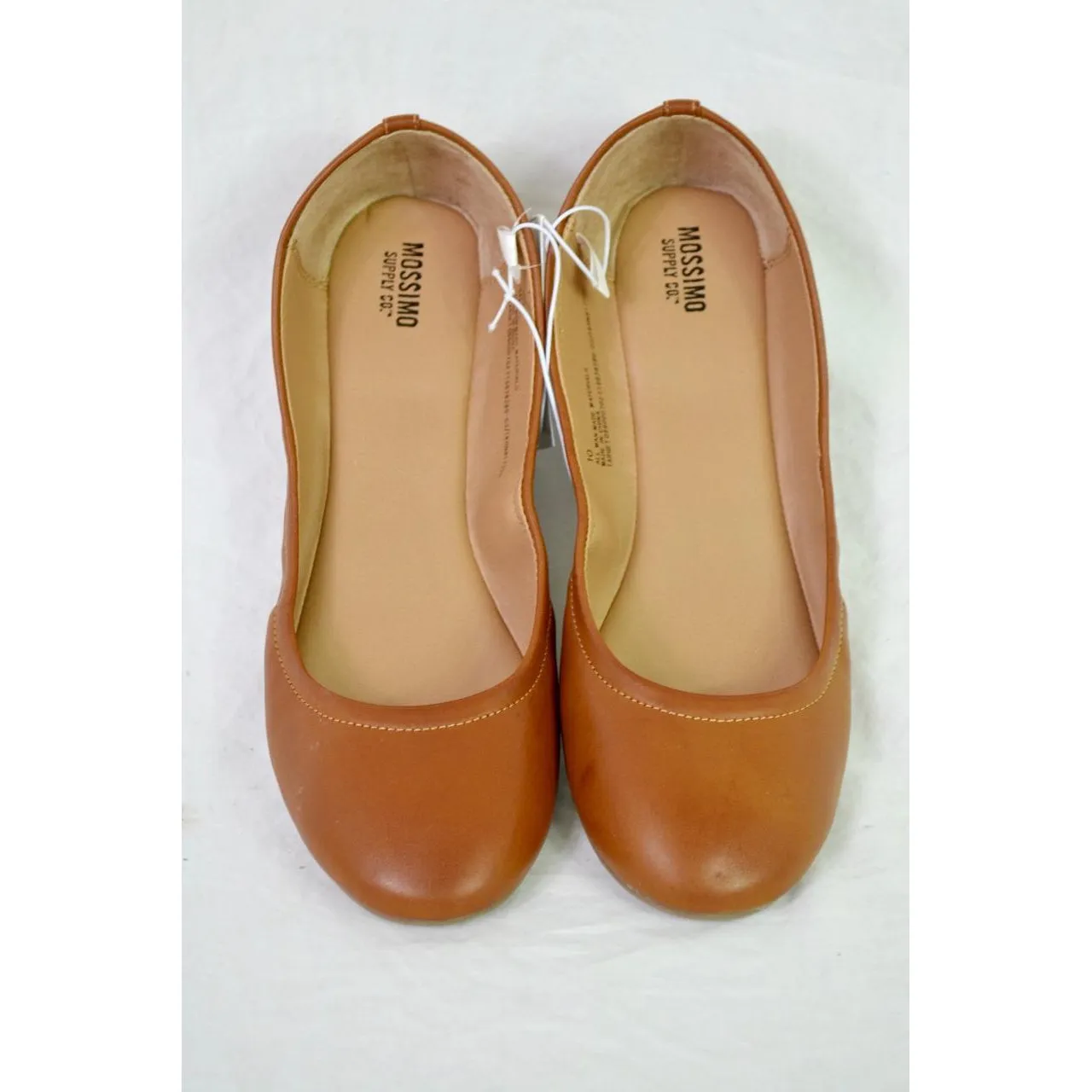 Mossimo Women’s Ona Scrunch Ballet Flats Cognac 10