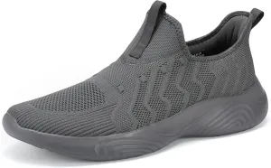 MRIP Mens Slip On Walking Shoes Lightweight Non Slip Gym Workout Running Shoes Mesh Breathable Cushion Fashion Tennis Athletic Casual Sneakers