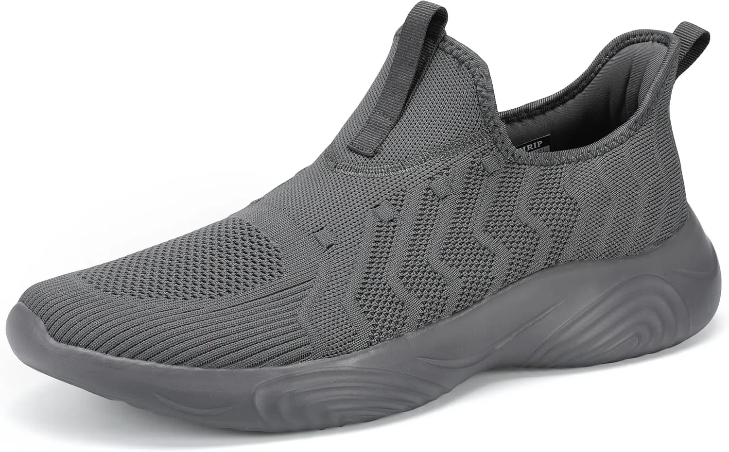 MRIP Mens Slip On Walking Shoes Lightweight Non Slip Gym Workout Running Shoes Mesh Breathable Cushion Fashion Tennis Athletic Casual Sneakers
