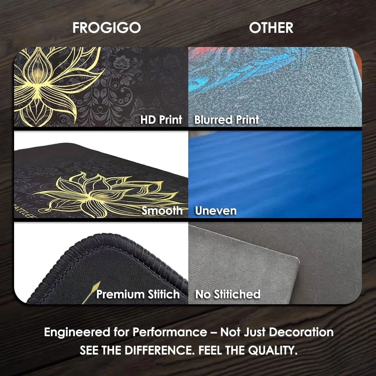 MTG Playmat with Play Zones – Magic Play mat Card Game Mat for Magic The Gathering, Lotus & Basic Lands Design, 24x14 inch, Stitched Edge, Non-Slip Base with Prismatic Playmat Tube-Gold Lotus