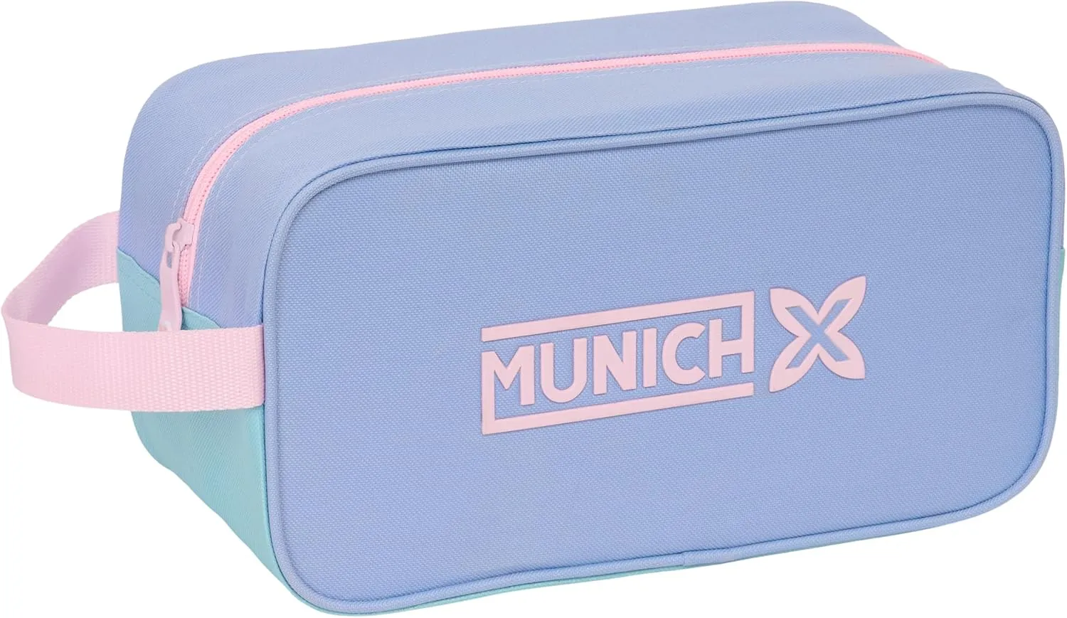 Munich Mellow - Shoe Rack, Medium, Multi-Purpose, Hold, Sports, Extraction, Football, Convenient and Versatile, 29 x 14 x 15 cm, Blue/Light Pink/Medium, Casual, Blue/Light Blue/Light Pink, M