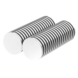 N52-3/4" D x 1/16" H - 36 Pack, Powerful Rare Earth Disc Magnets, Silver Super Strong Thin Neodymium Magnets for Fridge, Building, Scientific, Craft, Office 0.75 Inch Diameter Flat Magnet