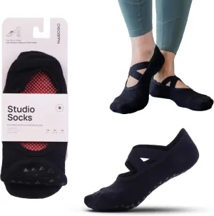 NABOSO Non-Slip Studio Socks with Stimulating Texture, 1 Pair