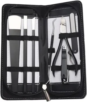 Nail Clipper Set Professional Pedicure 7 Sets Toenail Care Set Nail Clippers Manicure Pedicure Kit Stainless Steel Pedicure Pliers Travel Sets Manicure Set,7 Piece Set
