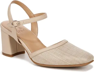 Naturalizer Women's Wave Ankle Strap Closed Toe Heeled Dress Shoe