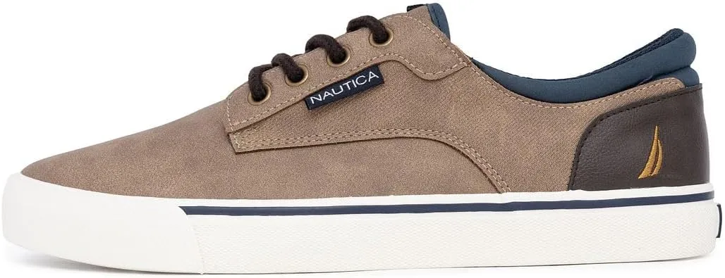 Nautica Men's Classic Lace-Up Boat Shoes Low Top Fashion Sneaker - Stylish and Comfortable Casual Shoe