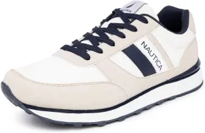 Nautica Men's Lace-Up Sneakers – Casual, Stylish, and Comfortable for Walking