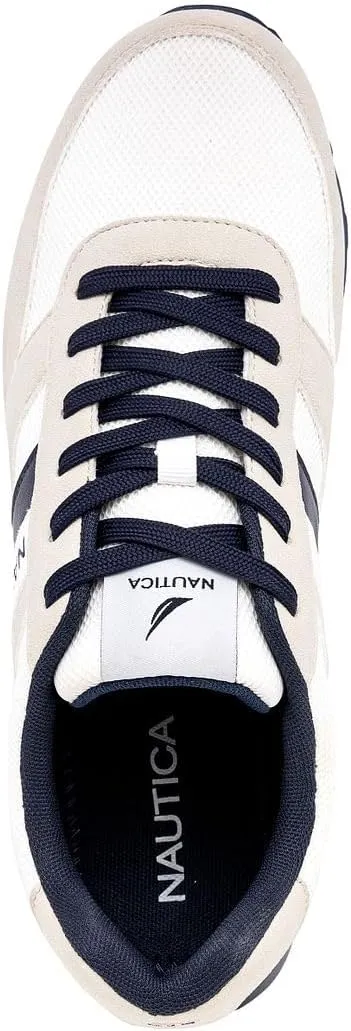 Nautica Men's Lace-Up Sneakers – Casual, Stylish, and Comfortable for Walking