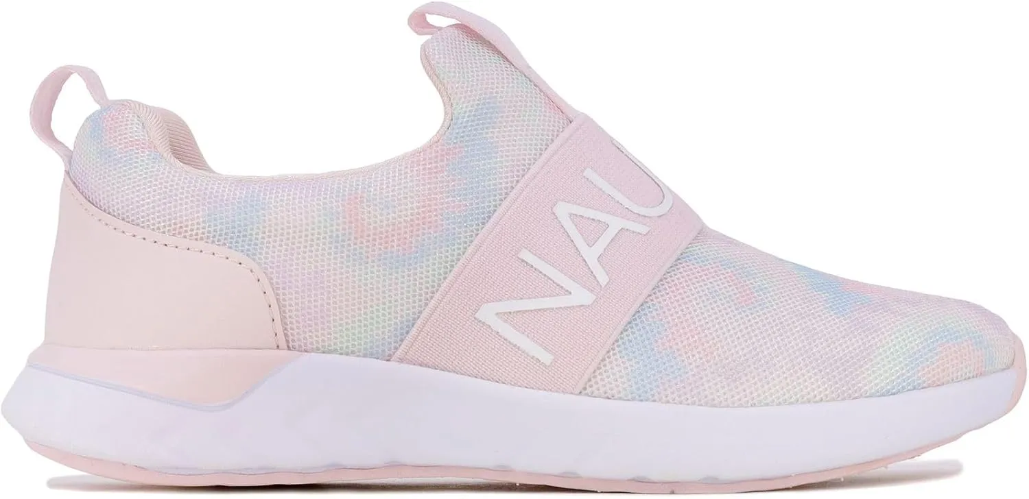 Nautica Youth Girls Slip-On Athletic Sneakers - Stylish Running and Tennis Shoes for Little and Big Kids