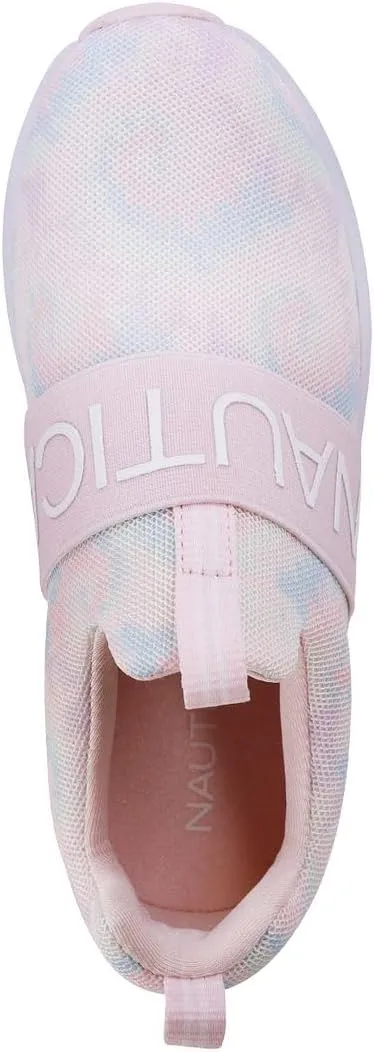 Nautica Youth Girls Slip-On Athletic Sneakers - Stylish Running and Tennis Shoes for Little and Big Kids
