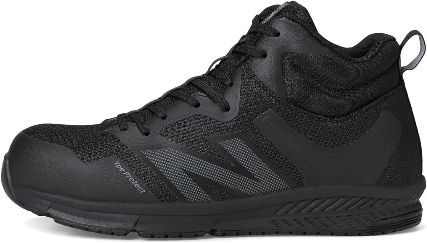 New Balance Evolve ESD Safety Shoes for Women - Non Slip Composite Toe Static Dissipative Electrical Hazard - Black