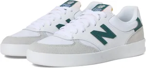 New Balance Men's 300 V3 Court Sneaker, White/Brighton Grey/New Spruce, 8