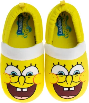 Nickelodeon Paw Patrol and SpongeBob Squarepants Slippers - Sponge Bob Chase Marshall Slipper Sandals - Plush Lightweight Warm indoor Comfort Soft Aline House Sandal (Toddler/Little Kid/Big Kid)