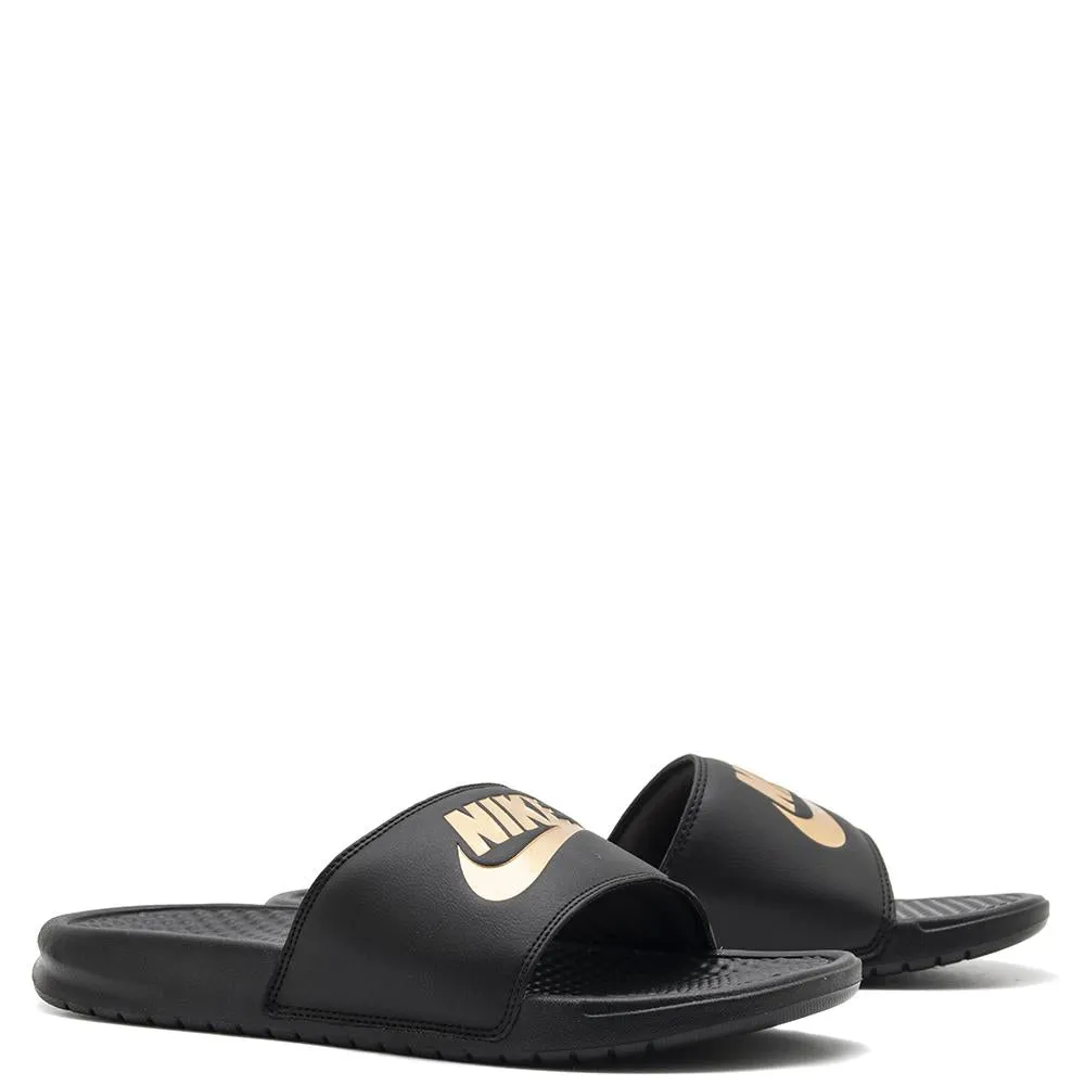 Nike Benassi JDI Slide Black / Metallic Gold