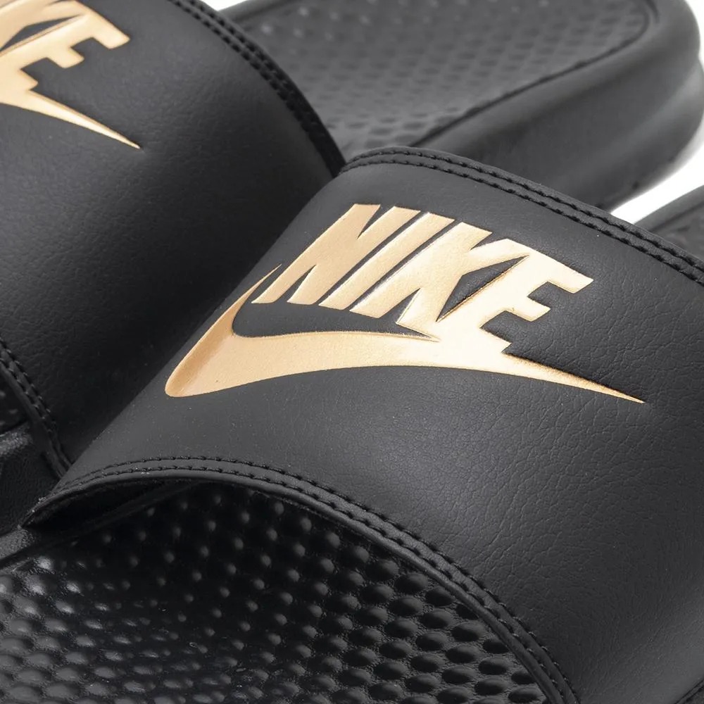 Nike Benassi JDI Slide Black / Metallic Gold