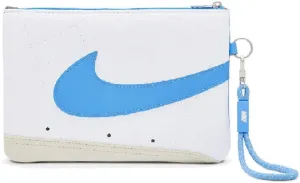Nike Icon Blazer Wristlet Large Document Wallet Clutch Bag with Strap Sky Blue, White/Light Blue
