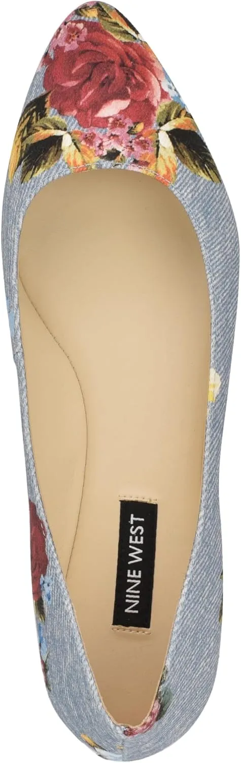 Nine West Women's Speakup Pointy Toe Slip-On Ballet Flat