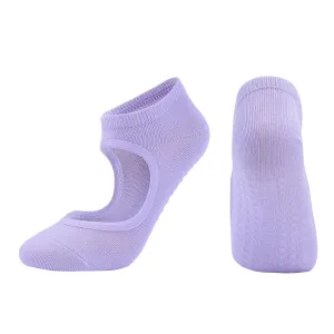 Non-slip 'Purple' Yoga Socks