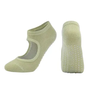 Non-slip 'Sage Green' Yoga Socks
