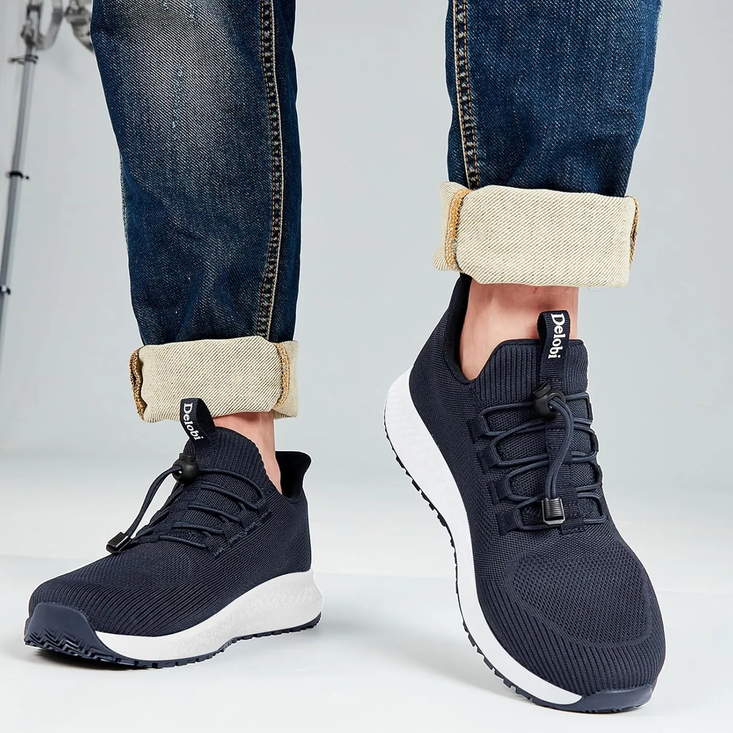 Non Slip Shoes for Men Food Service, Waterproof Work Shoes Restaurant,Slip On Resistant Sneakers, Breathable, Lightweight Walking Shoes for Kitchen and Restaurant Work Black