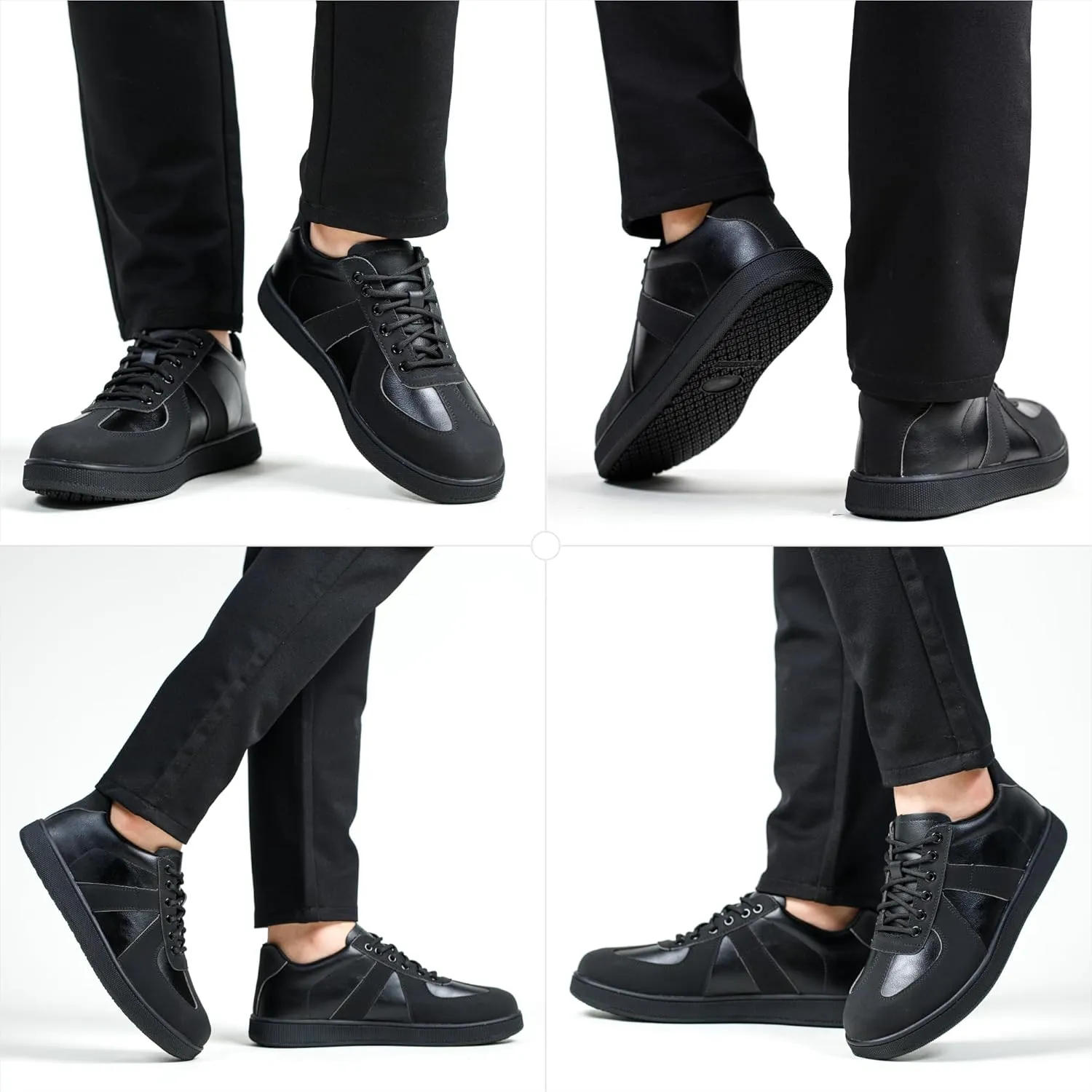 Non Slip Waterproof Work Shoes for Men Women丨Slip-On Lightweight Casual Walking Loafers