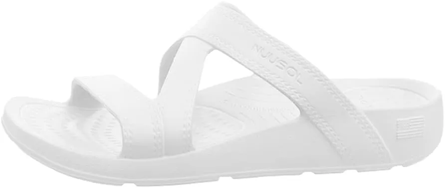 NUUSOL Women Hailey Slide, Lightweight EVASOL Foam Footwear