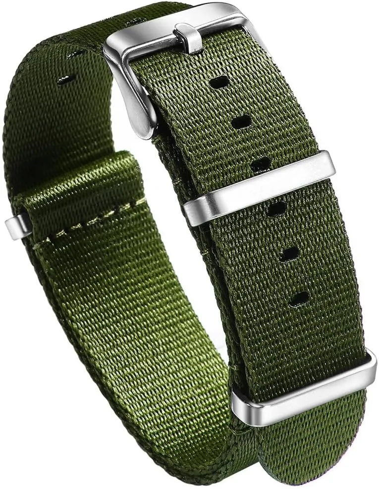 Nylon Watch Band 20mm 22mm Comfortable Watch Straps Loop Military Washable Blet for Men Watchbands