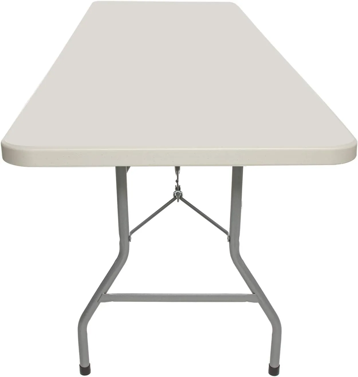 OEF Furnishings 6-Foot Heavy Duty Folding Table, 30" x 72", Light Grey - Durable, Lightweight, Indoor/Outdoor Use