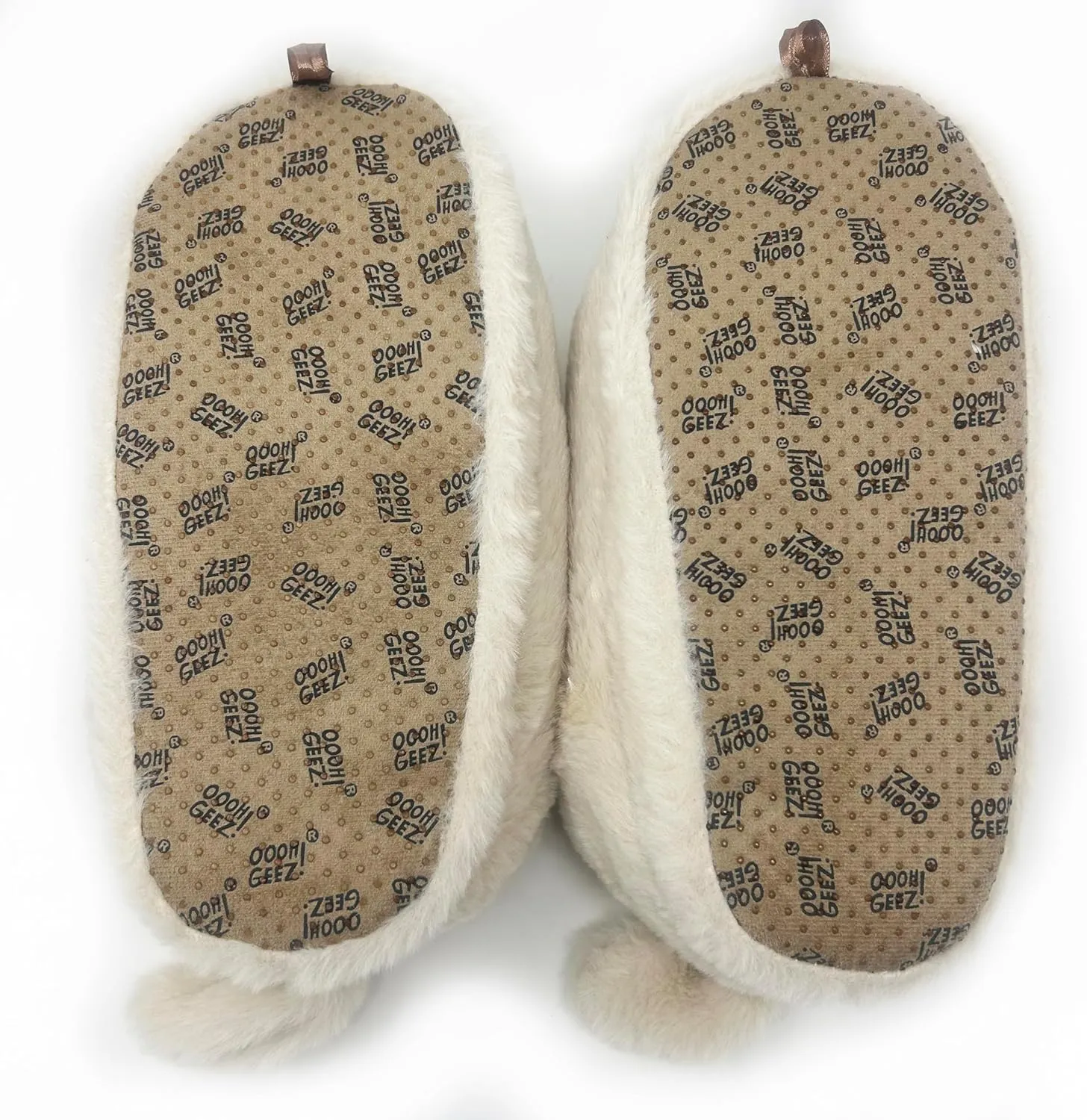 ooohyeah Kids Fuzzy Funny Animal Slippers, Cute Non-Slip Winter Warm House Shoes for Boys & Girls, Shoe Size 1-4
