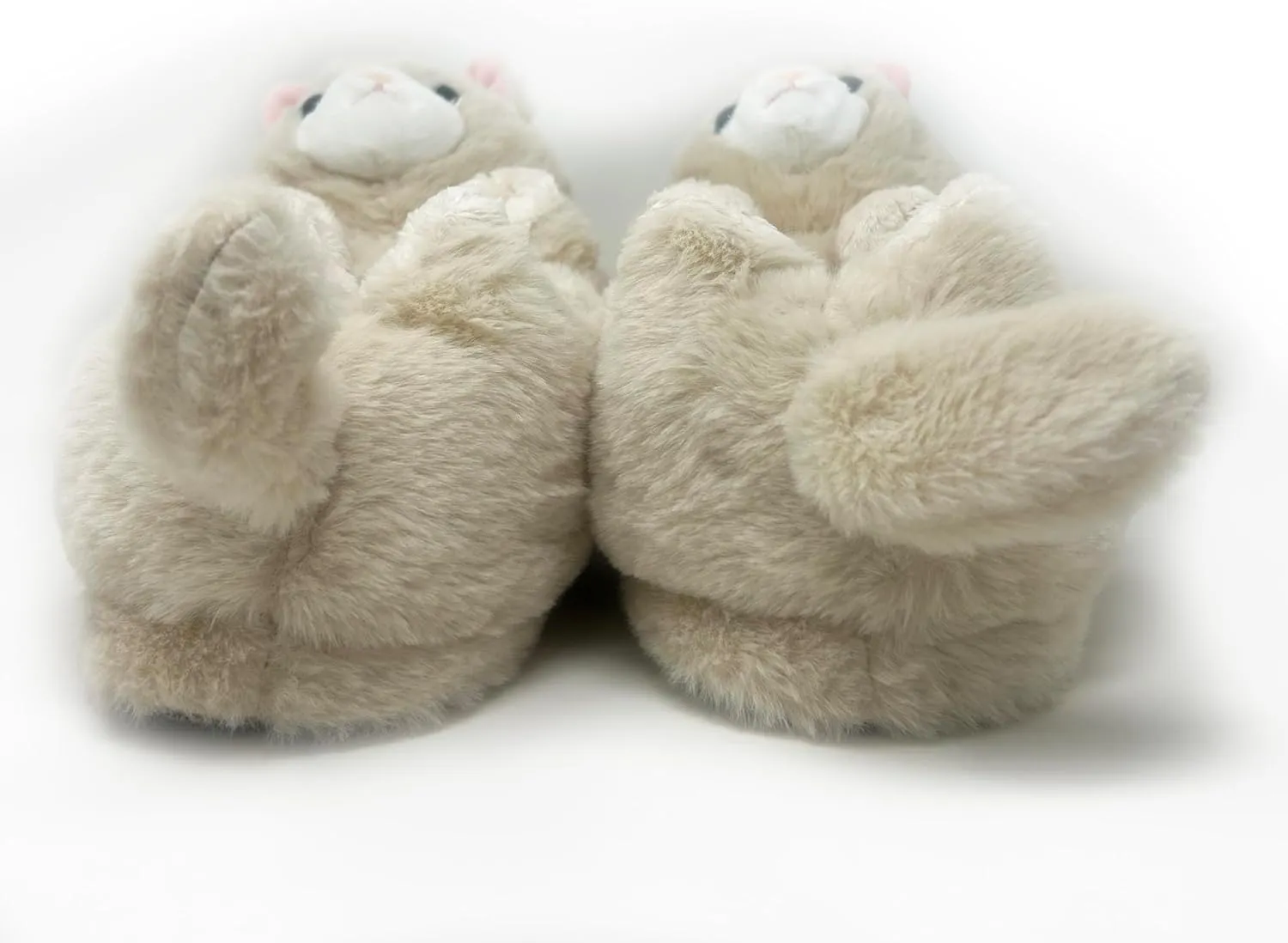 ooohyeah Kids Fuzzy Funny Animal Slippers, Cute Non-Slip Winter Warm House Shoes for Boys & Girls, Shoe Size 1-4