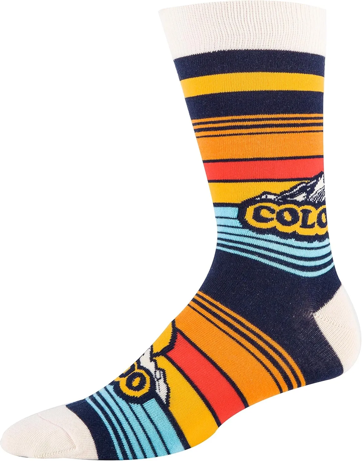 ooohyeah Men's Novelty Crew Socks, City State Gifts Souvenirs, Funny Crazy Silly Casual Socks, Shoe Size 8-13