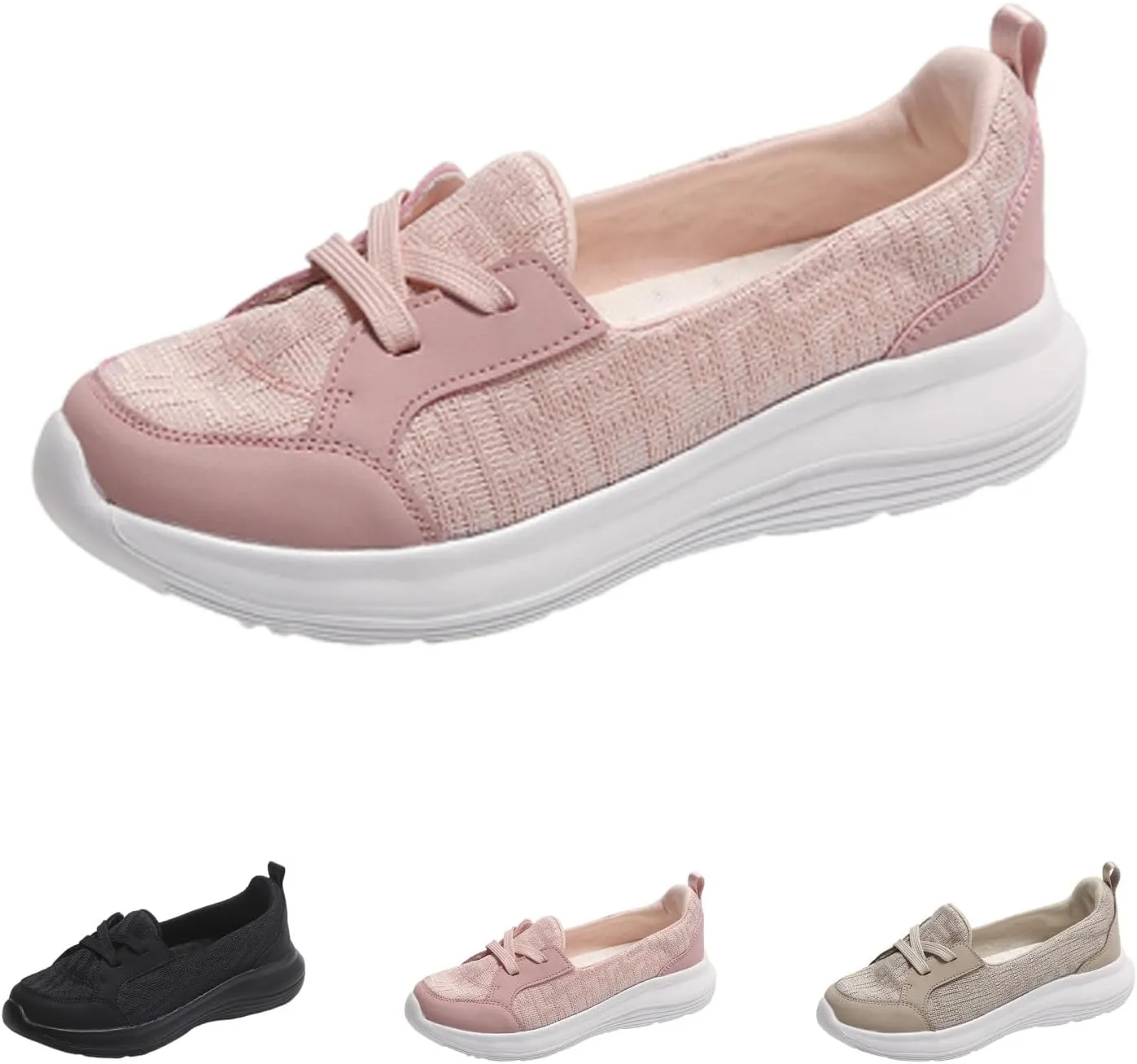 Orthopedic Women’s Breathable Slip On Arch Support Non-Slip Shoes, Orthopedic Walking Shoes for Women