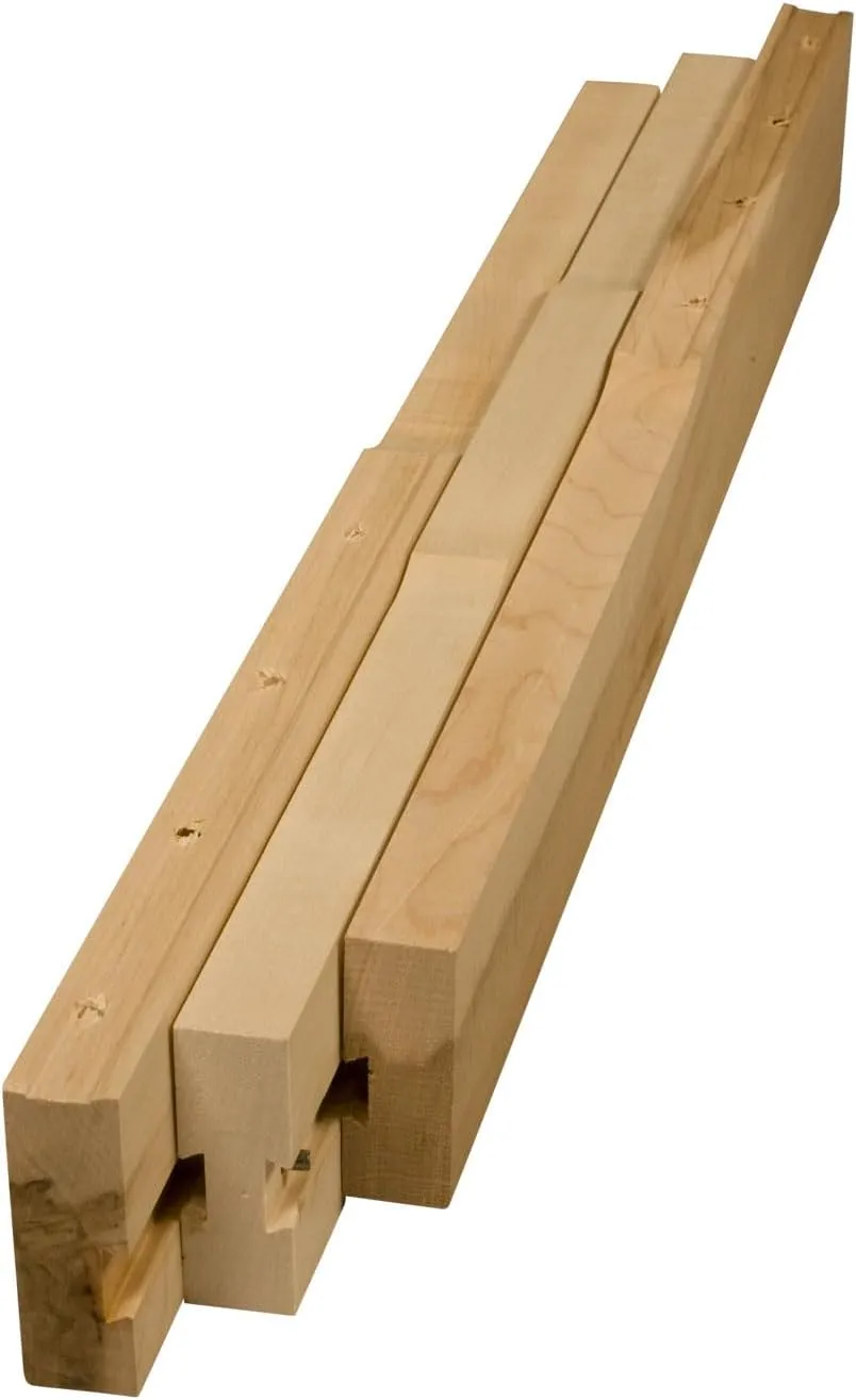 Osborne Wooden Table Slide Set - 26" Opening with extension up to 48" - Soft Maple - Extender for 4-legged tables