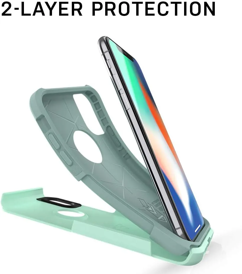 OtterBox COMMUTER SERIES Case for iPhone XR - Frustration Free Packaging - BALLET WAY (PINK SALT/BLUSH)