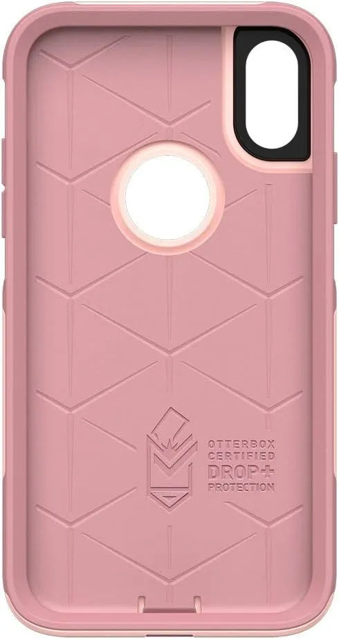 OtterBox COMMUTER SERIES Case for iPhone XR - Frustration Free Packaging - BALLET WAY (PINK SALT/BLUSH)
