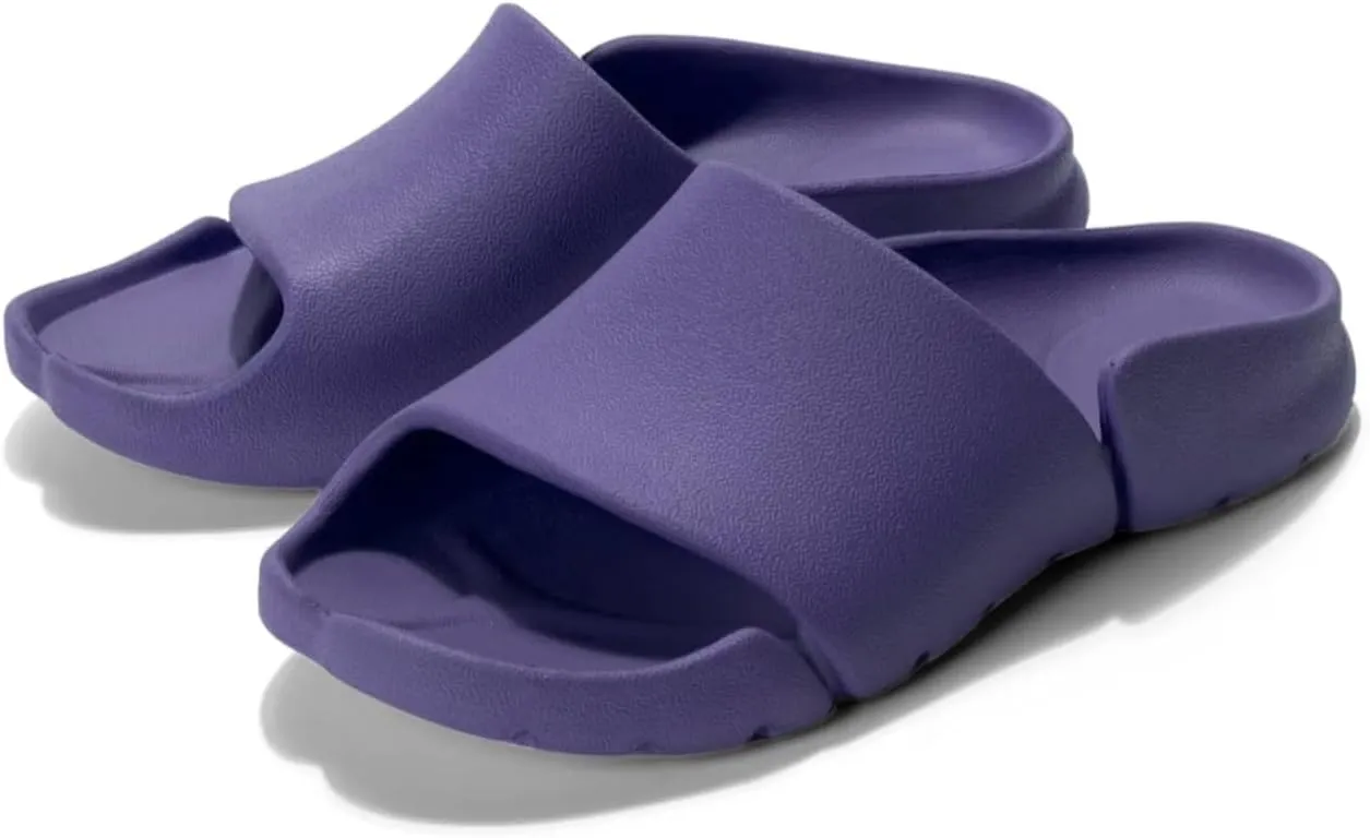 Outdoor Slide Sandals, Non Slip Summer Slippers for Women and Men, Indoor Lightweight House Shower Shoes
