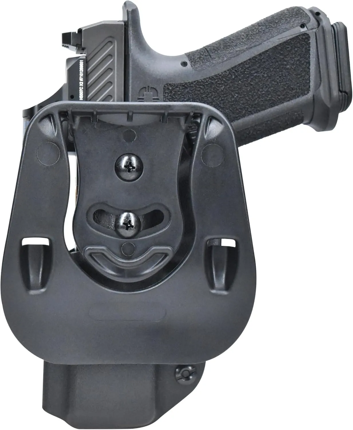 OWB Paddle Holster Fits Shadow Systems MR920L Outside The Waistband Carry Gun Holster Kydex American Made OWB with Paddle Attachment