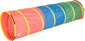 Pacific Play Tents 21409 Kids 6-Foot Find Me Multicolor Crawl/Play Tunnel, 6' x 19" Diameter, Multi Color
