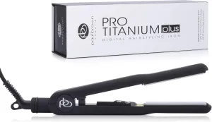 Paul Brown Hawaii Pro Nano Titanium Hair Straightener for Thin to Thick Hair; Premium Titanium Plate Flat Iron Creates Silky, Smooth Hair Finish; Home and Professional Salon