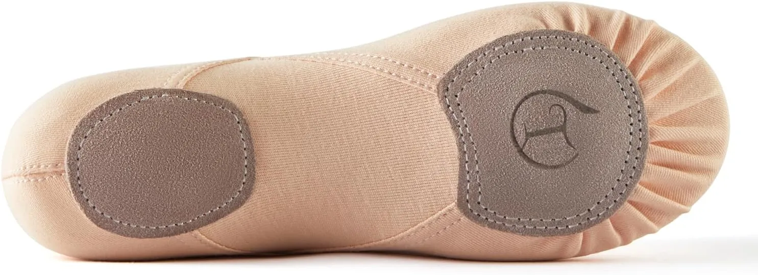 Phineein Toddler/Kid Canvas Pro Stretch Ballet Shoes - Dance Slipper for Kids Yoga Shoes