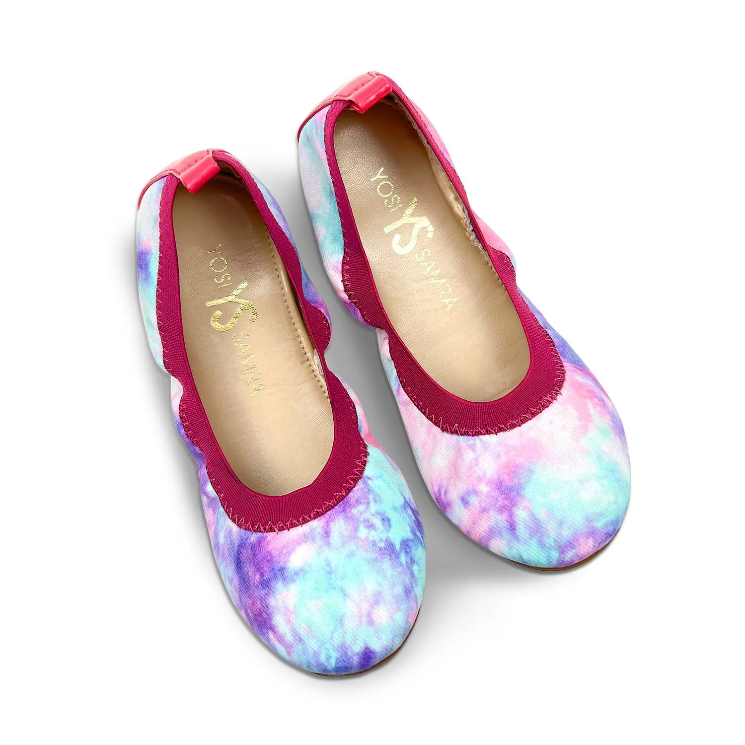 PINK TIE DYE BALLET FLAT