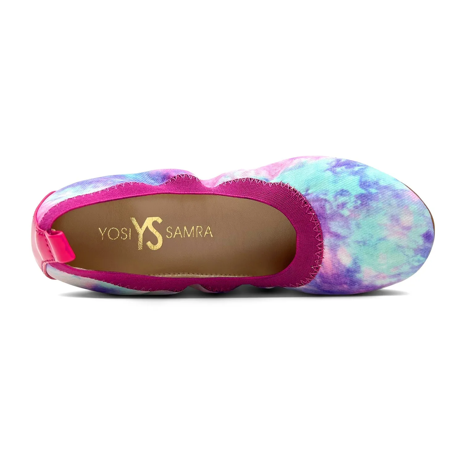 PINK TIE DYE BALLET FLAT