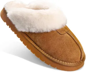 Platform Slippers for Women Warm Shearling Linings Women's Shoe House Slippers Comfortable & Light-Weight