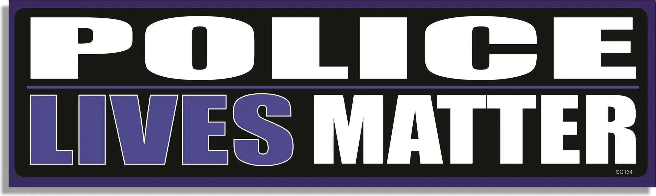 Police Lives Matter - Political Bumper Sticker, Car Magnet