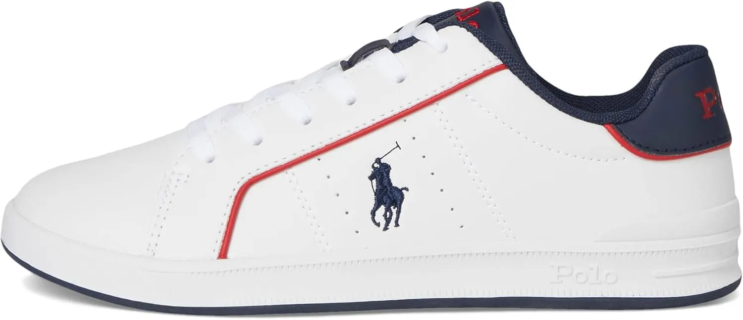 POLO RALPH LAUREN Unisex-Child Heritage Court Iii (Big Kid) Sneaker