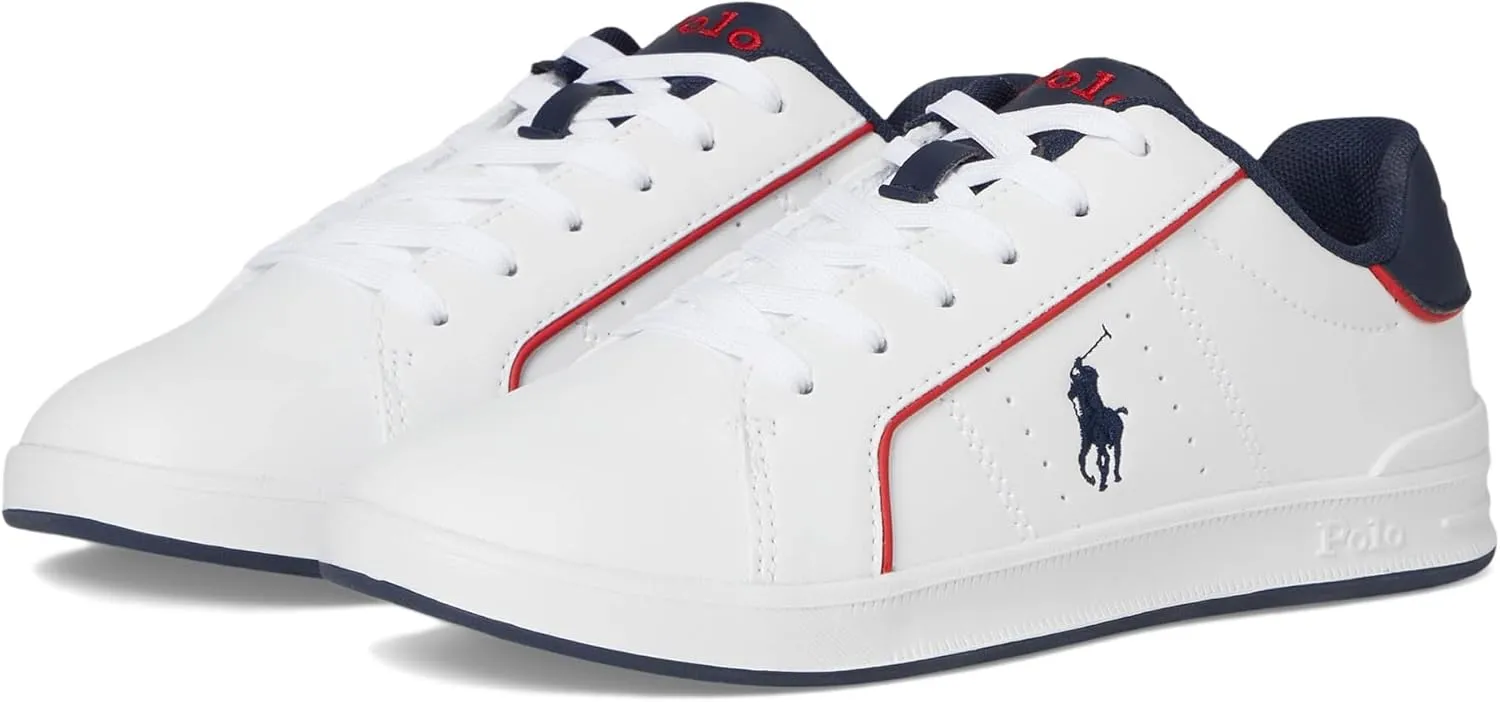 POLO RALPH LAUREN Unisex-Child Heritage Court Iii (Big Kid) Sneaker